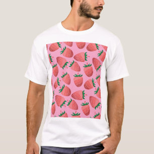 Camiseta Pastel de Morango: Vintage Doce