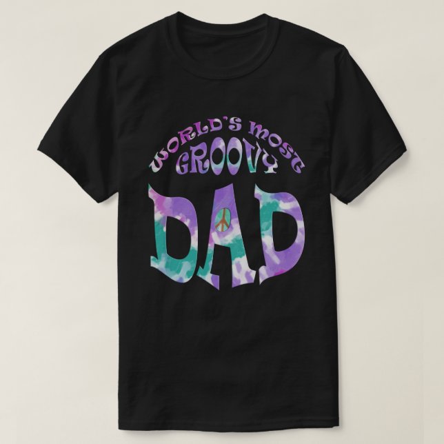 Camiseta Pastel de Pai mais Groovy do mundo (Frente do Design)