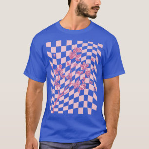 Camiseta Pastel Dinamarquês Aestético Cherry Blossom Japonê