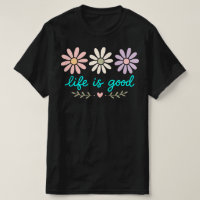 Pastel Flor de Margarida, A Vida é Boa Flor, Boho