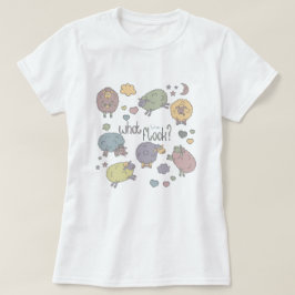 Camiseta Pastel Funny Pun O Que A Ovelha Bela Boca