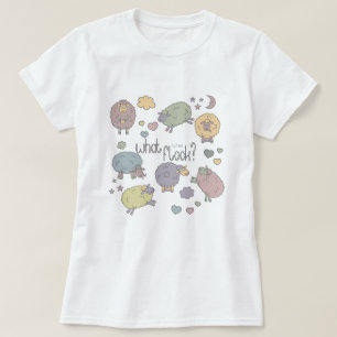 Camiseta Pastel Funny Pun O Que A Ovelha Bela Boca