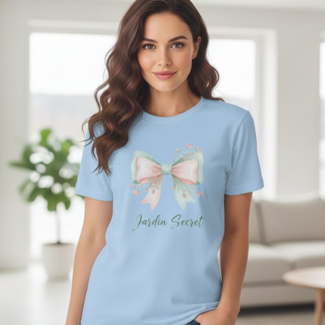 Camiseta Pastel Garden Bow T-Shirt (Criador carregado)