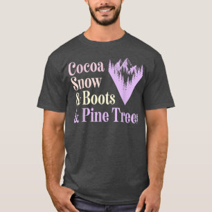 Camiseta Pastel Gelado Estético Inverno Cacau Neve e