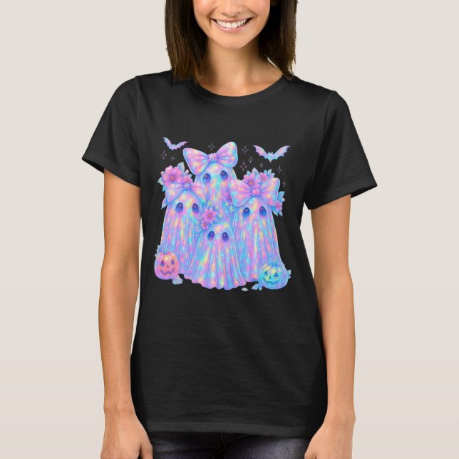 Camiseta Pastel ghost family (Frente)