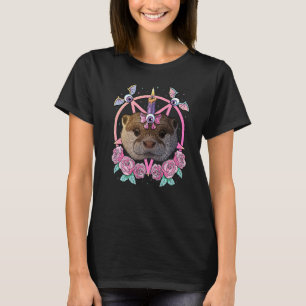 Camiseta Pastel Goth L lontra Pagan Arrepiante Menhera Lont