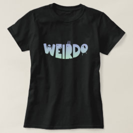 Camiseta Pastel Goth Weirdo Creep Monster Creepy Letters