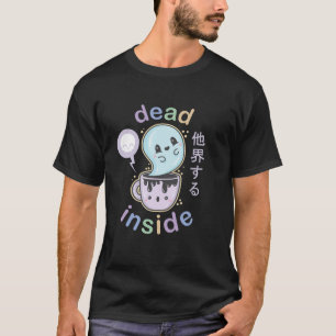 Camiseta Pastel Góthico Morto por Dentro Café Fantasma Sini