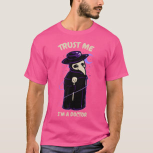 Camiseta Pastel Gótico Plague Doutor Shirt Confie Em Mim So