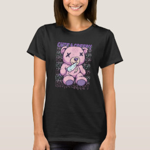 Camiseta Pastel Gótico Satânico do Voodoo Doll Wiccan