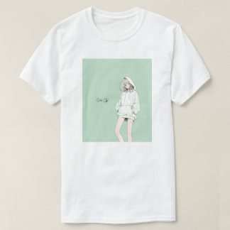 Camiseta Pastel Green JK Tシャツ|寿司娘 GenerativeAI