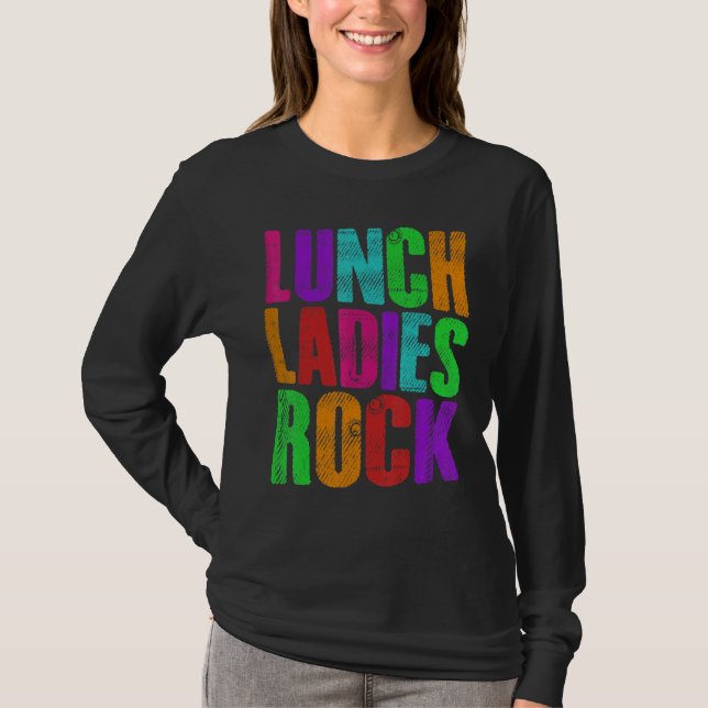 Camiseta Pastel Grunge Lunch Ladies Rock Cute de volta à es (Frente)