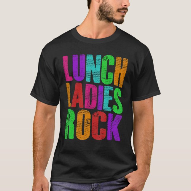Camiseta Pastel Grunge Lunch Ladies Rock Cute de volta à es (Frente)