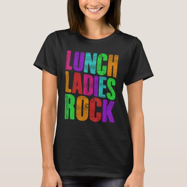 Camiseta Pastel Grunge Lunch Ladies Rock Cute de volta à es (Frente)