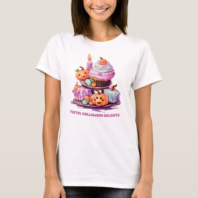 Camiseta Pastel Halloween Delights (Frente)