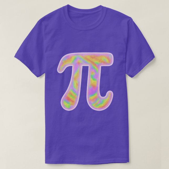 Camiseta Pastel Pi Dye (Frente do Design)