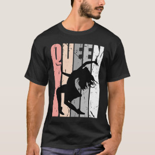Camiseta Pastel Pink Dancer Queen Birthday Themed Princesa