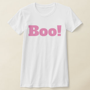 Camiseta Pastel Pink Halloween Boo