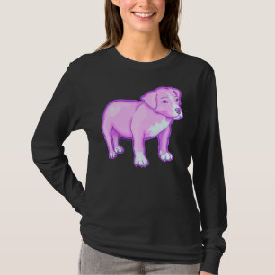 Camiseta Pastel Pitbull Roxo