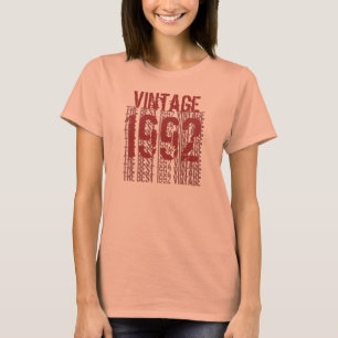 Camiseta Pastels 1992 macios claros do vintage do presente