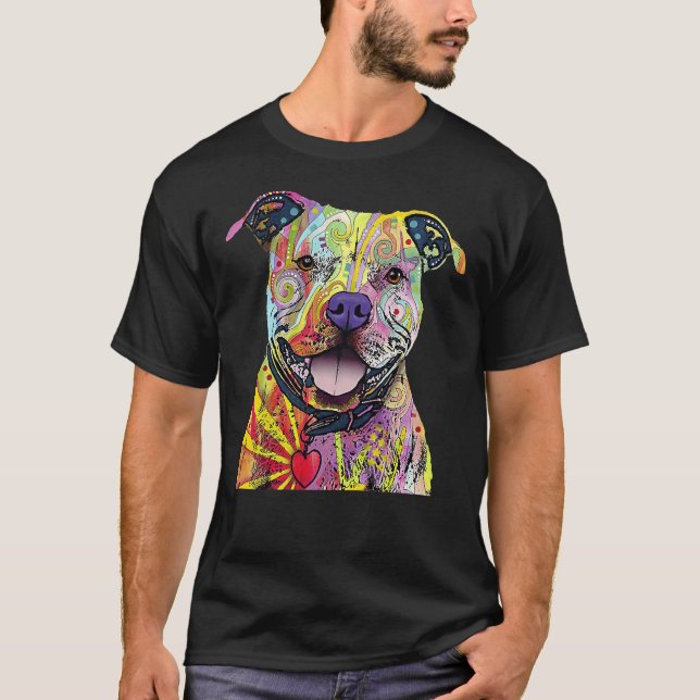 Camiseta Pastilhas Coloridas do Pitbull S 229 (Frente)