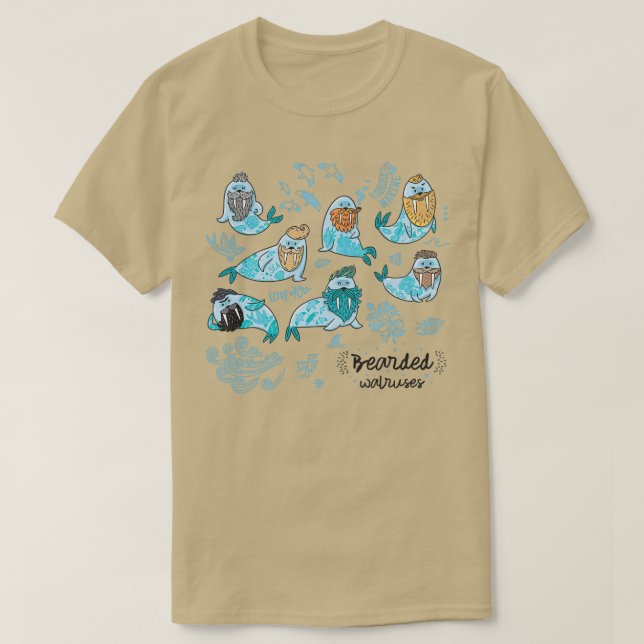 Camiseta Pastilhas com barba (Frente do Design)