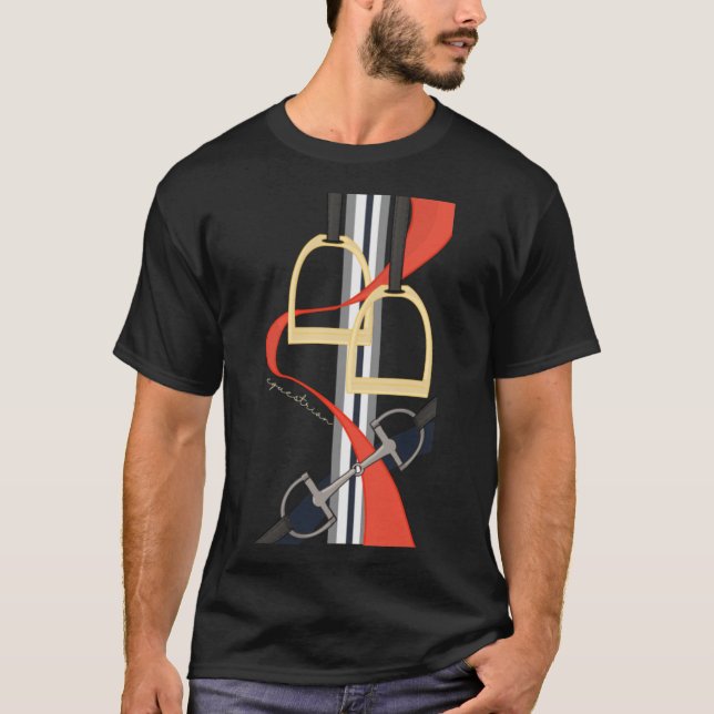 Camiseta pasto de rodeio de luxo (Frente)