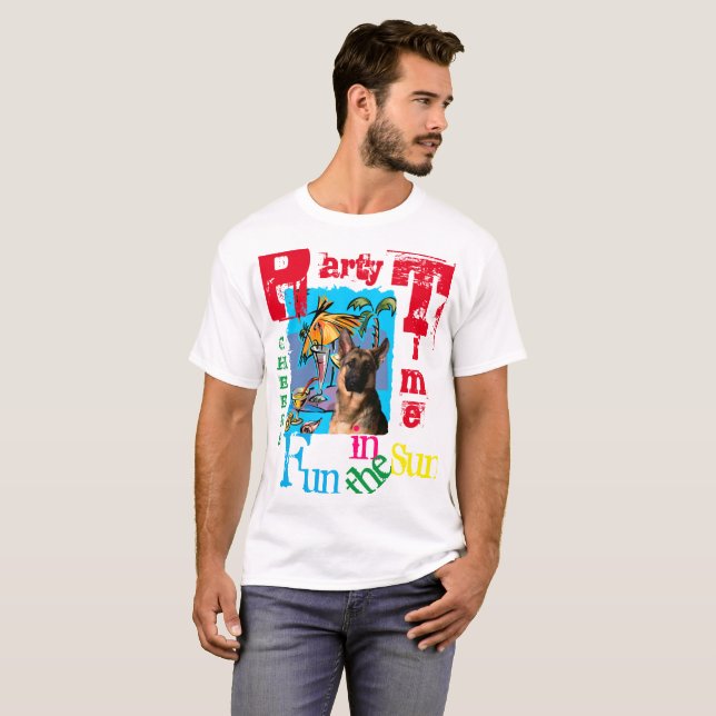 Camiseta Pastor Alemão (Frente Completa)