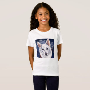CAMISETA PASTOR ALEMÃO BRANCO