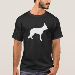 Camiseta Pastor Alemão Cão Mãe Pai Pet Adorável Cachorrinho