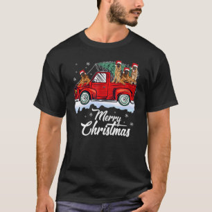 Camiseta Pastor Alemão de Natal Pj Festa Pastor Alemão