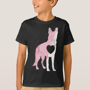 Camiseta Pastor Alemão Dia dos Namorados Amor Cuddly Dog