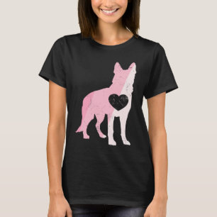 Camiseta Pastor Alemão Dia dos Namorados Cupido Amor Cachor