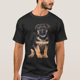 Camiseta Pastor Alemão Mãe Pai Amor Pet Cachorro