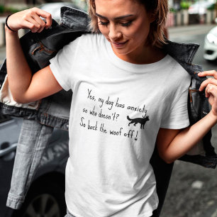 Camiseta Pastor Alemão Meu Cachorro Tem Ansiedade Afaste-se