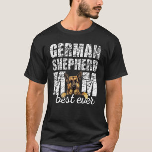 Camiseta Pastor Alemão Mulheres Cachorro Frases
