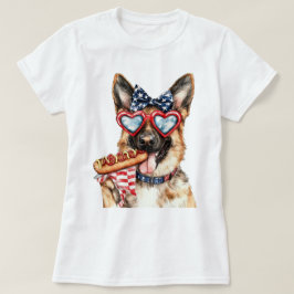 Camiseta Pastor Alemão Patriota