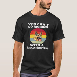 Camiseta Pastor Alemão Você Não Pode Errar Com Um Alem
