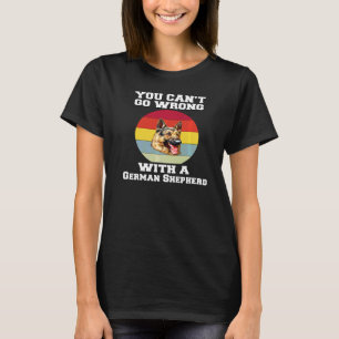 Camiseta Pastor Alemão Você Não Pode Errar Com Um Pastor