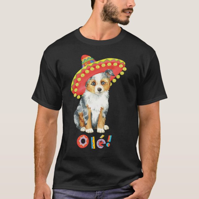 Camiseta Pastor americano diminuto da festa (Frente)