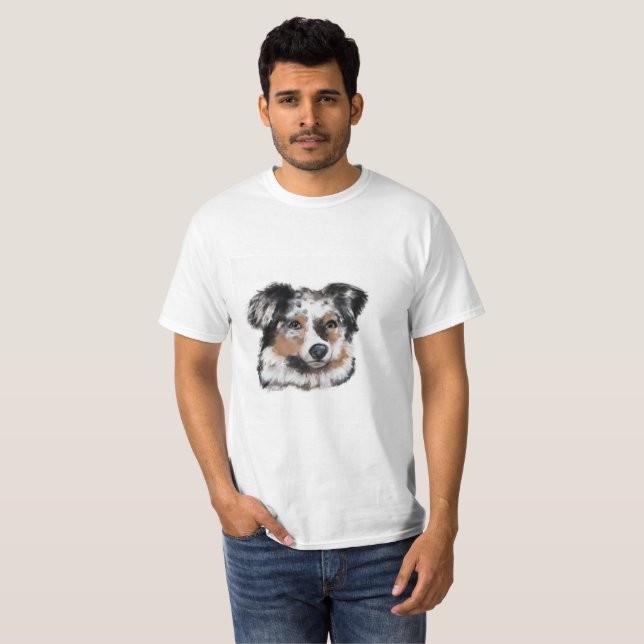 Camiseta Pastor Australiano (Frente Completa)