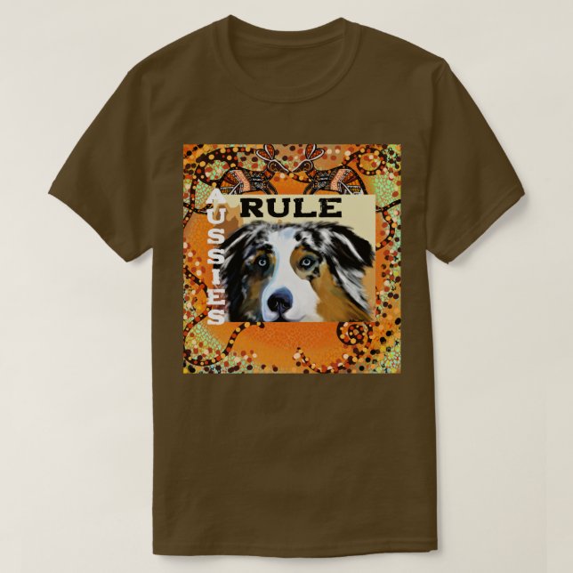 CAMISETA PASTOR AUSTRALIANO (Frente do Design)