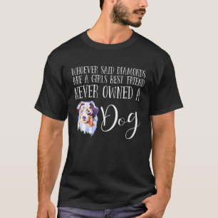 Camiseta Pastor Australiano Amor de Cachorro Miniatura Amo
