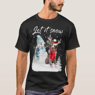 Camiseta Pastor Australiano Cachorro Papai Noel Natal Bonec