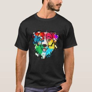 Camiseta Pastor australiano de água de pastor Aussie Dog P