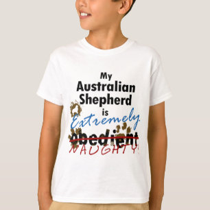 Camiseta Pastor australiano extremamente impertinente