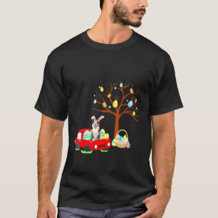 Camiseta Pastor australiano Hunt Eggs Tree Vintage Truck E