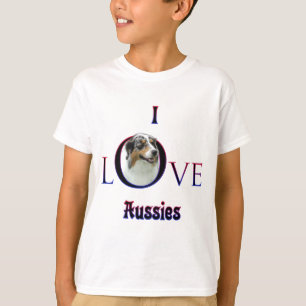Camiseta Pastor Australiano I Love