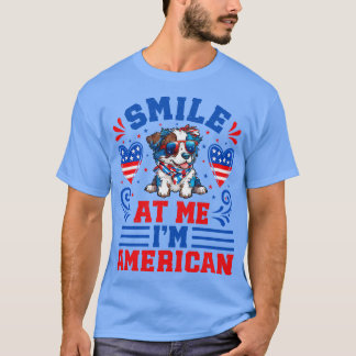 Camiseta Pastor australiano patriótico 1