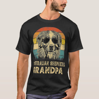 Camiseta Pastor australiano Vintage, vovô, abre gordura